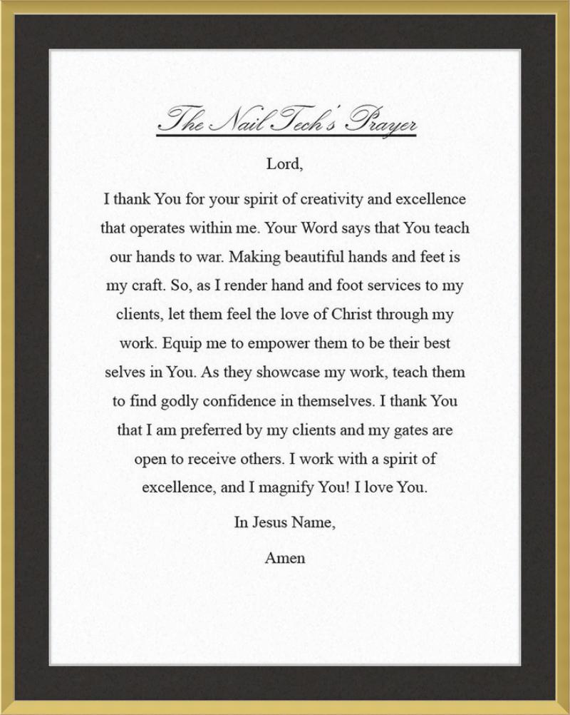 Nail Tech's Prayer