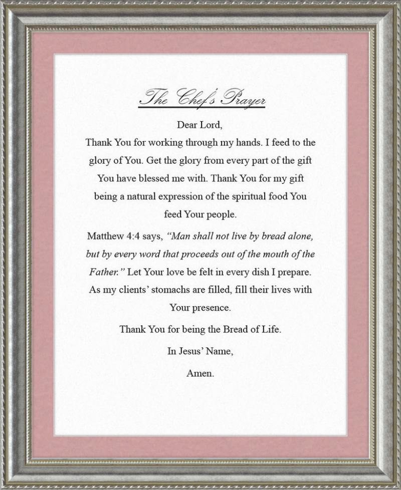 Chef's Prayer