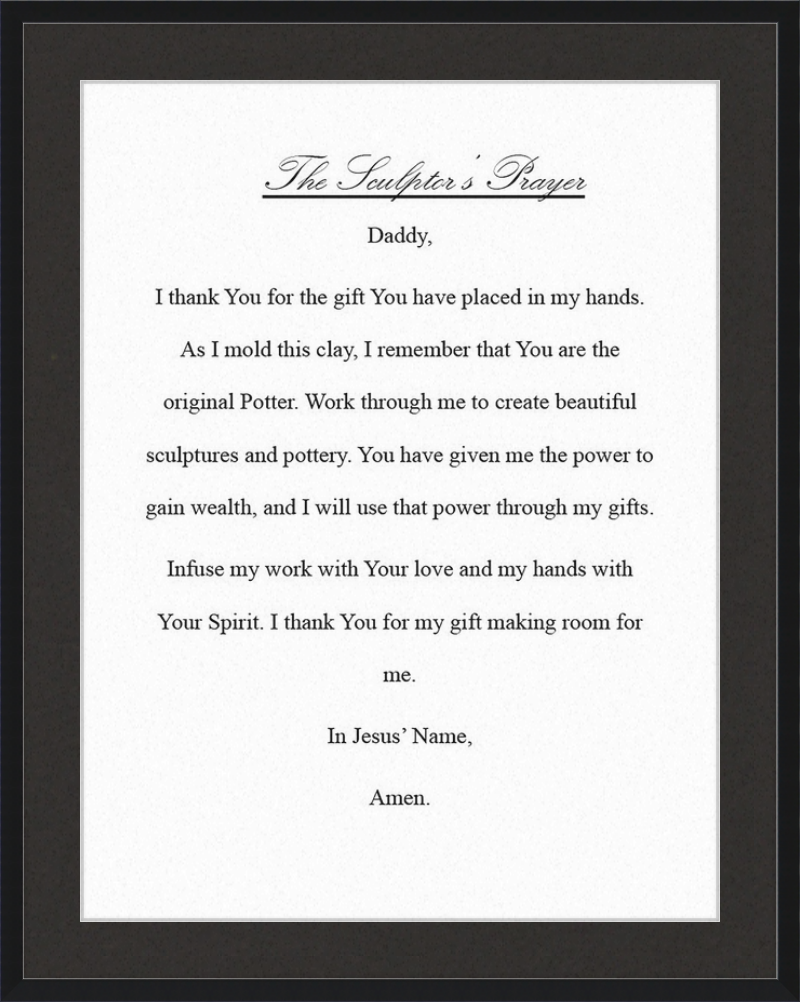 Sculptor's Prayer