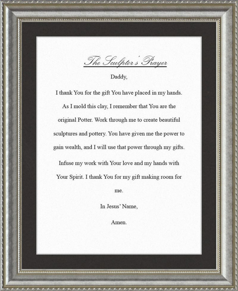 Sculptor's Prayer