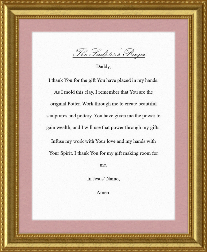 Sculptor's Prayer