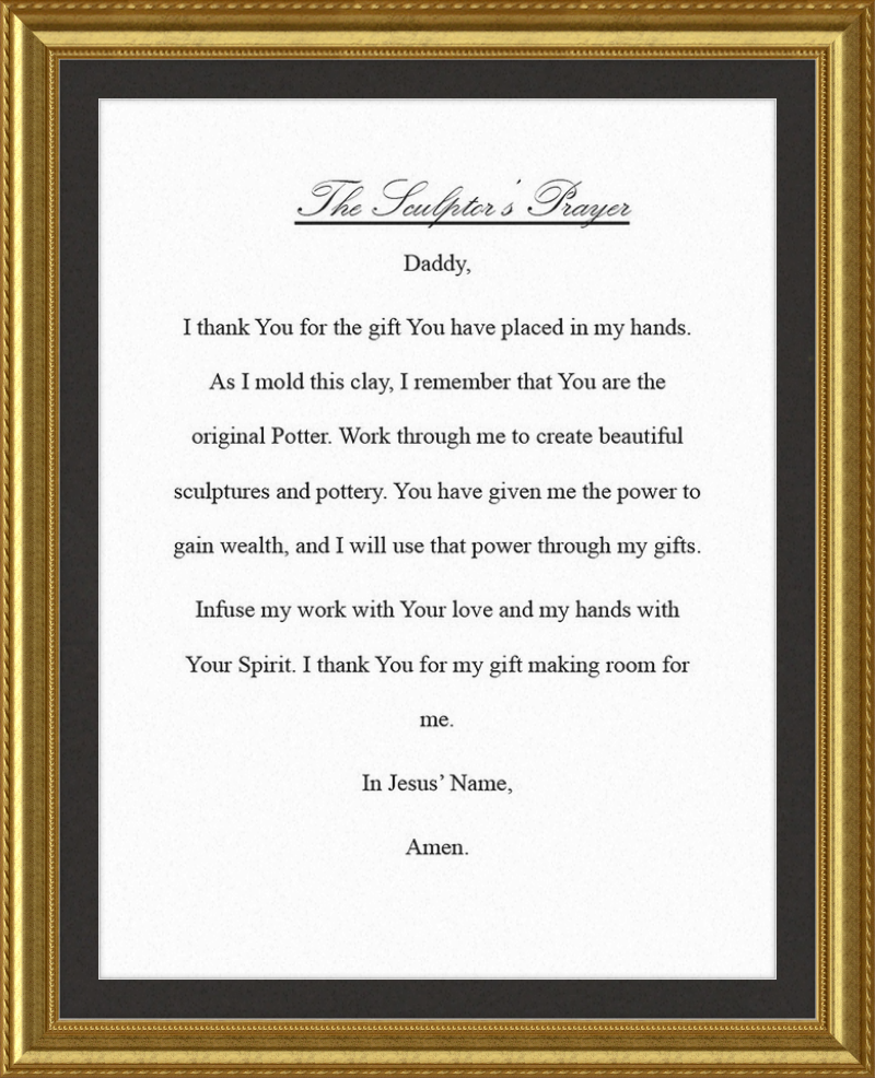 Sculptor's Prayer