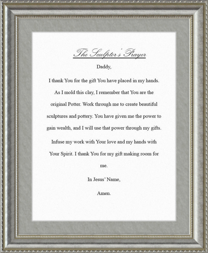 Sculptor's Prayer