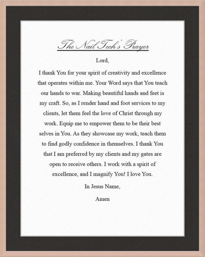 Nail Tech's Prayer