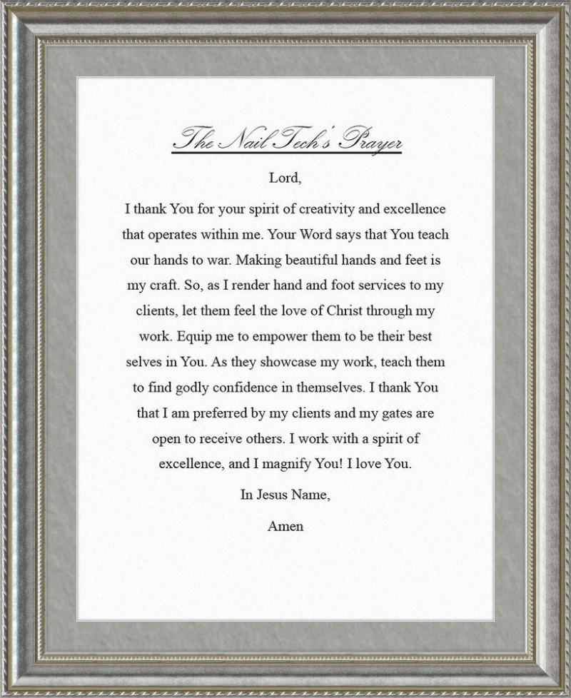 Nail Tech's Prayer