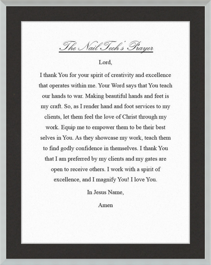 Nail Tech's Prayer