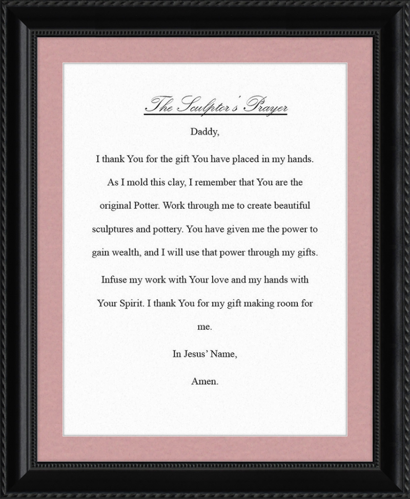 Sculptor's Prayer
