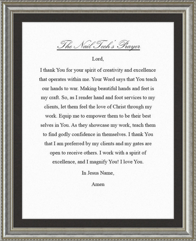 Nail Tech's Prayer