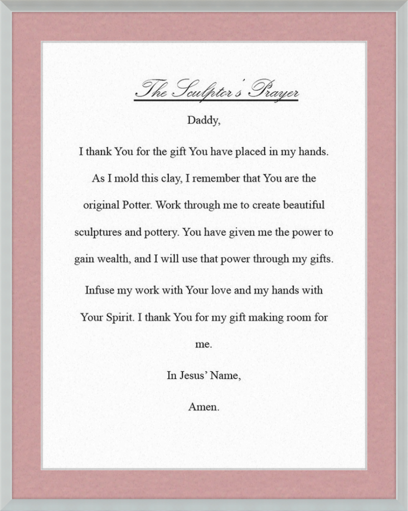 Sculptor's Prayer