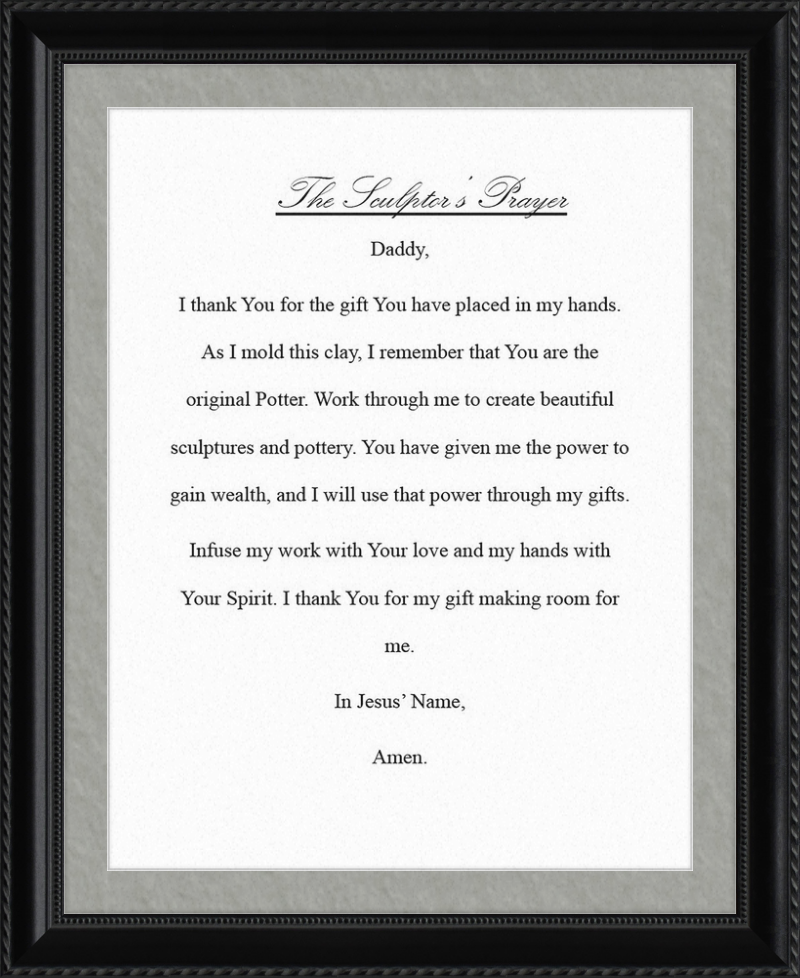 Sculptor's Prayer
