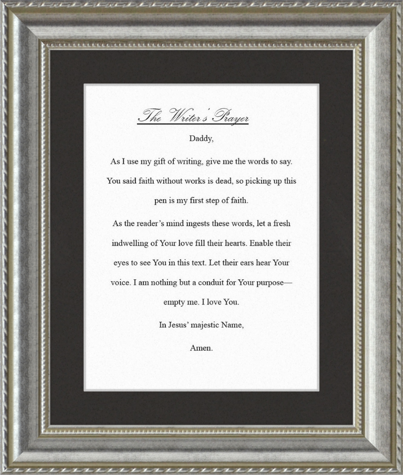 Writer's Prayer