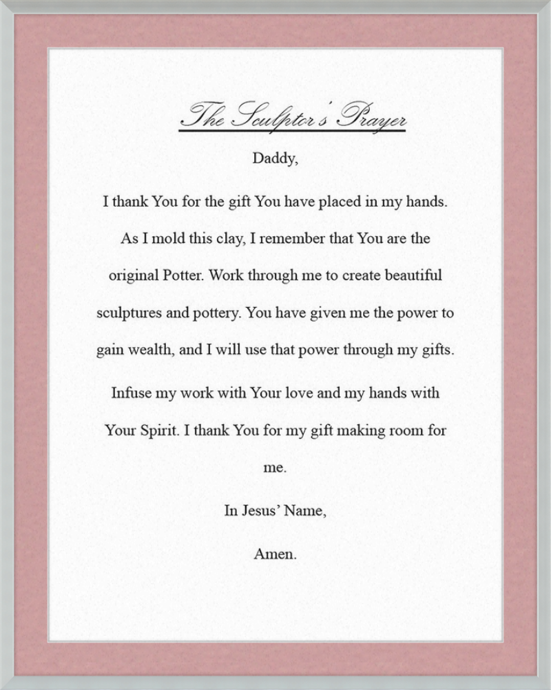 Sculptor's Prayer