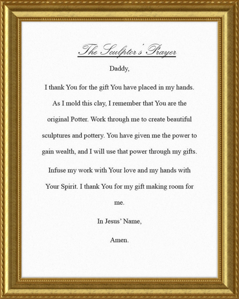 Sculptor's Prayer