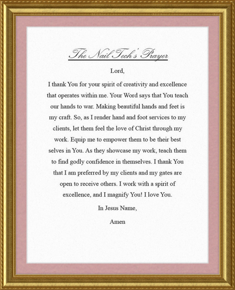 Nail Tech's Prayer