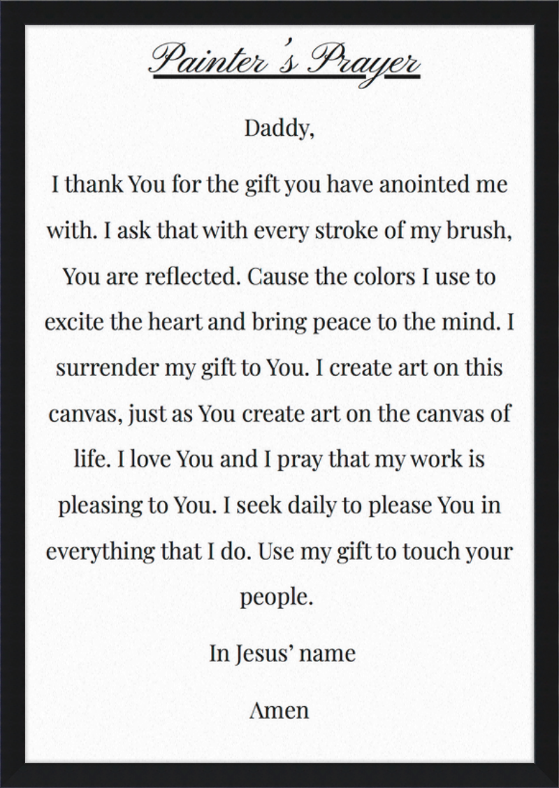 The Painters prayer