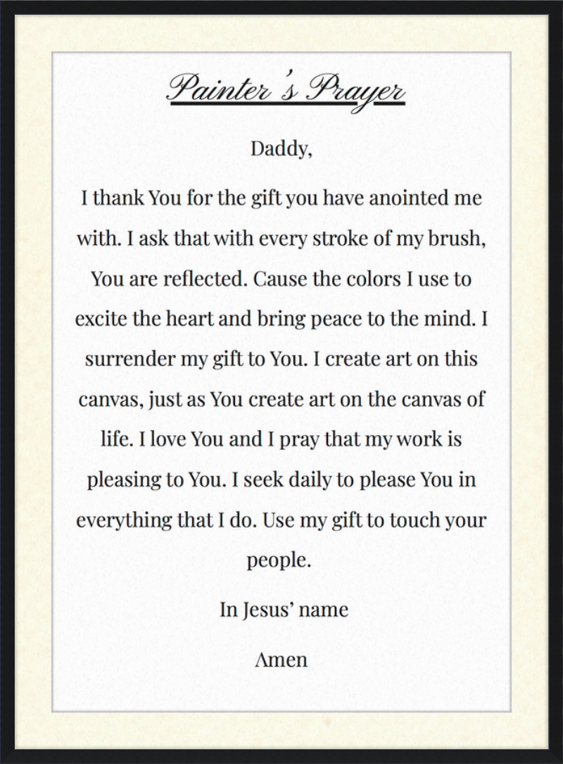 The Painters prayer