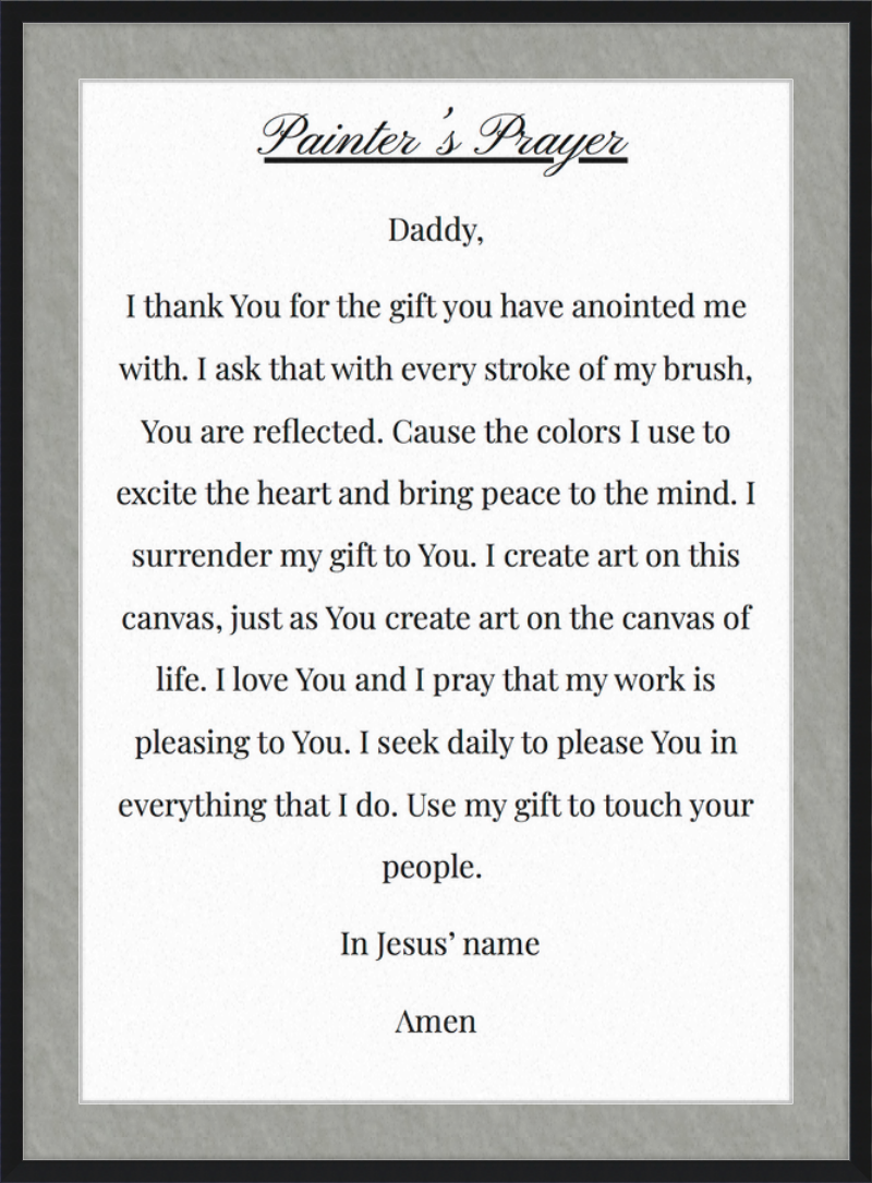 The Painters prayer