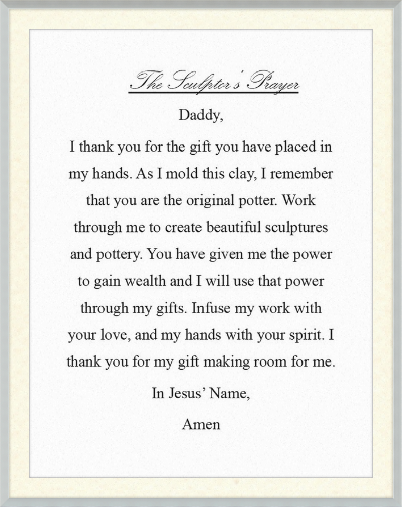 Sculptor's Prayer