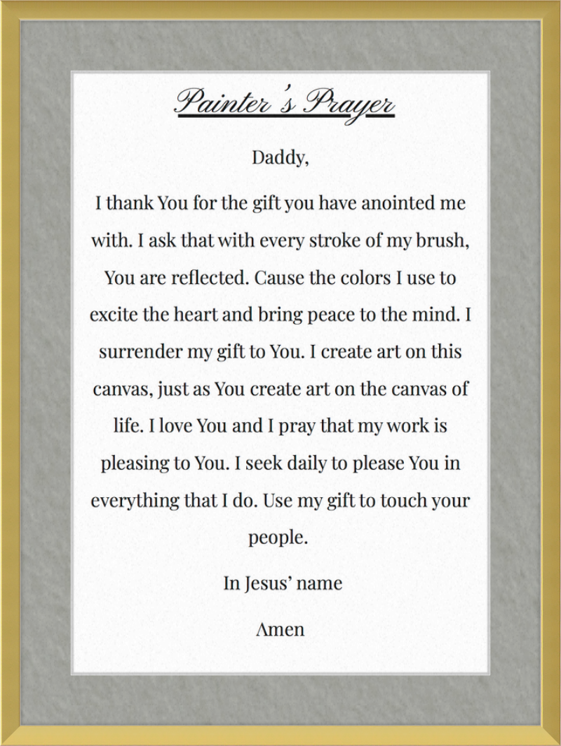 The Painters prayer