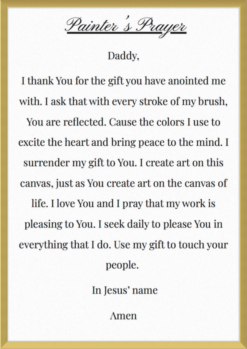 The Painters prayer