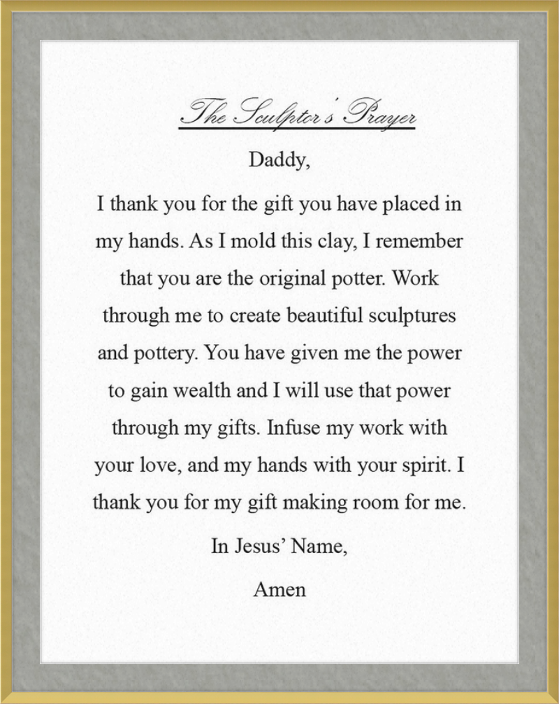 Sculptor's Prayer