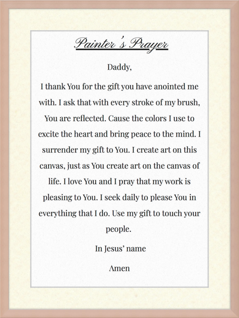 The Painters prayer