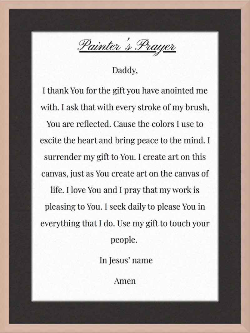 The Painters prayer