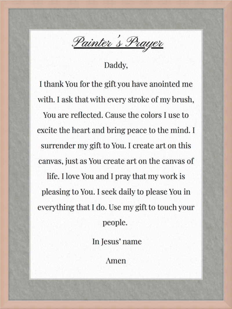 The Painters prayer