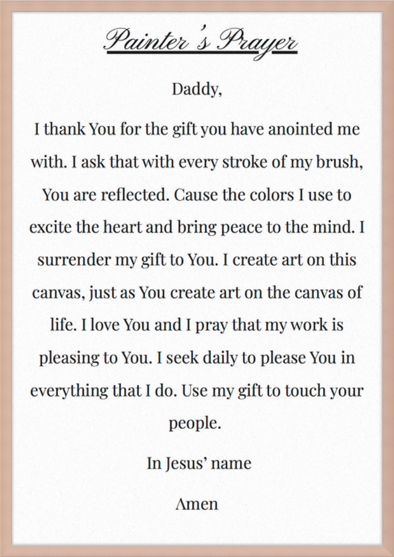 The Painters prayer