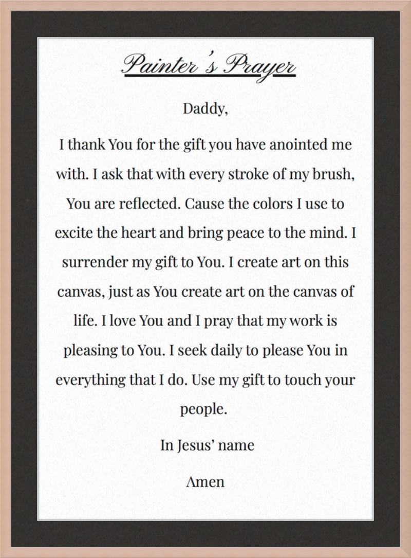 The Painters prayer