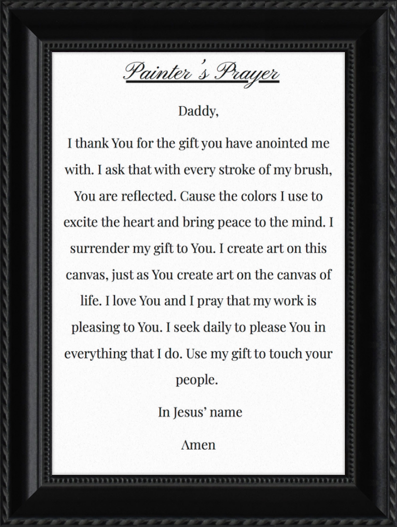 The Painters prayer