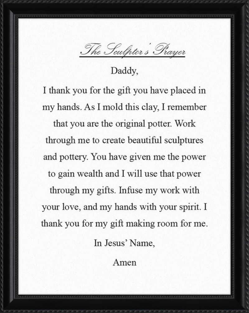 Sculptor's Prayer