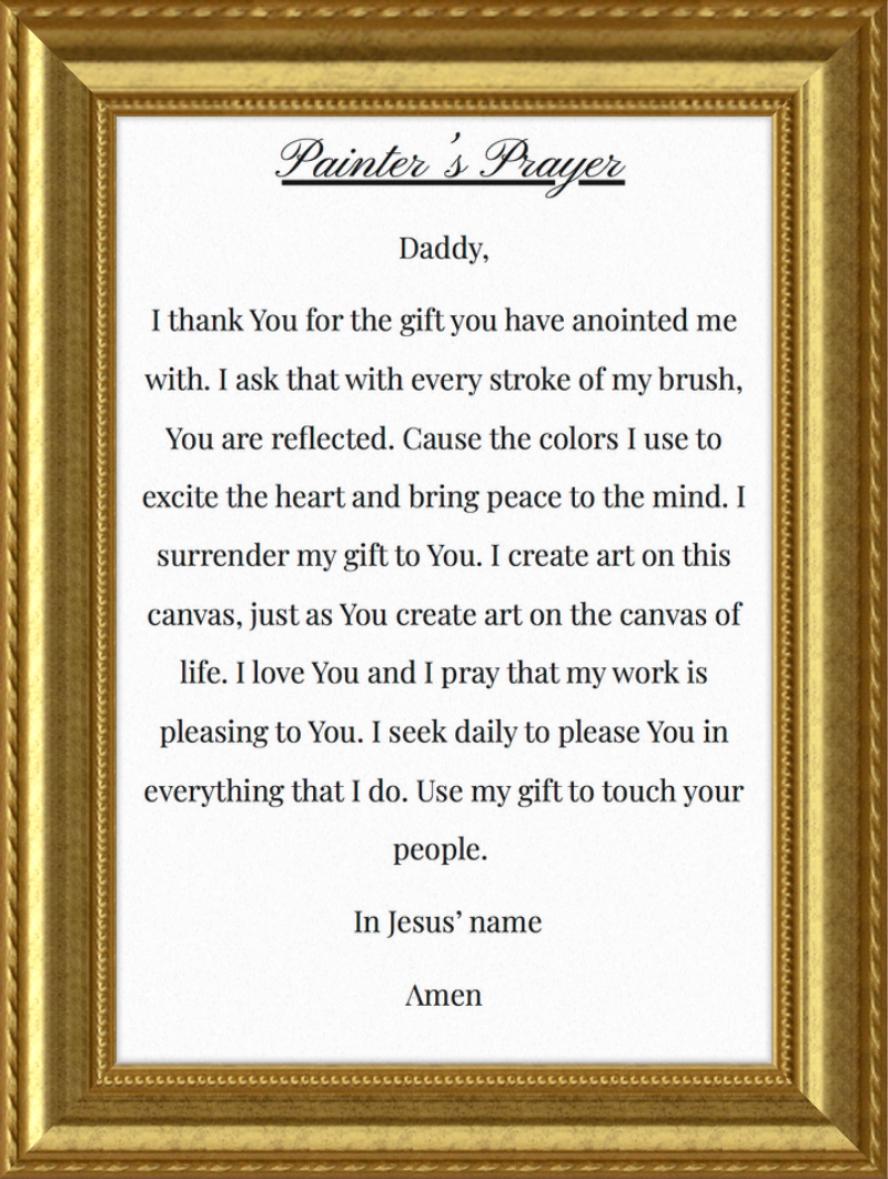 The Painters prayer