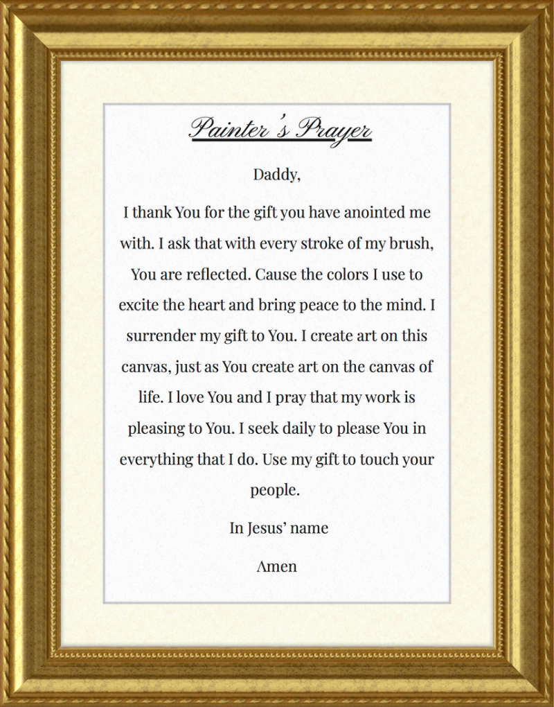 The Painters prayer