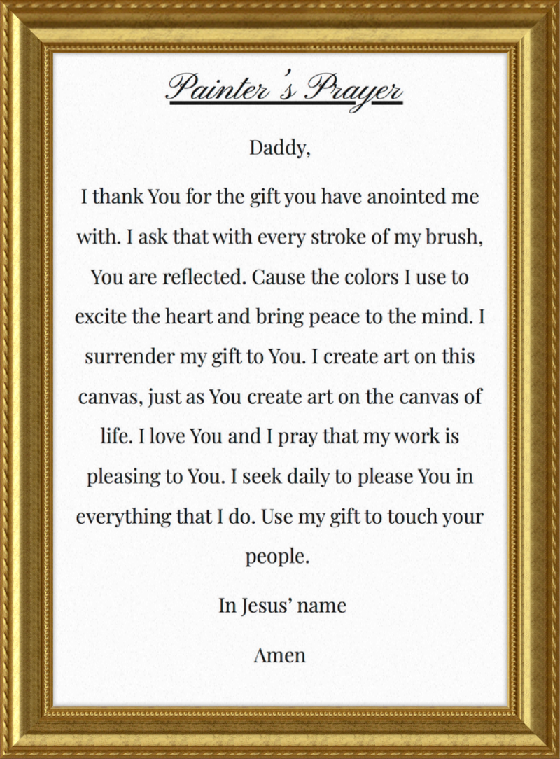 The Painters prayer