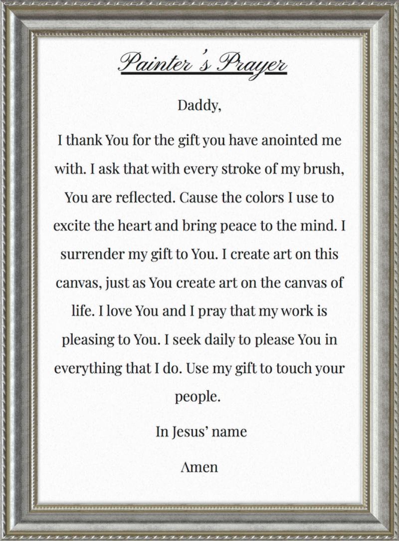 The Painters prayer