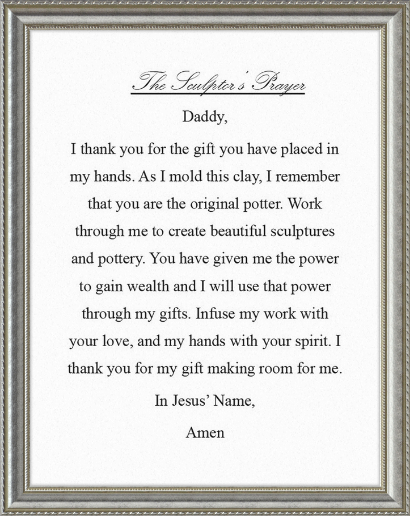 Sculptor's Prayer