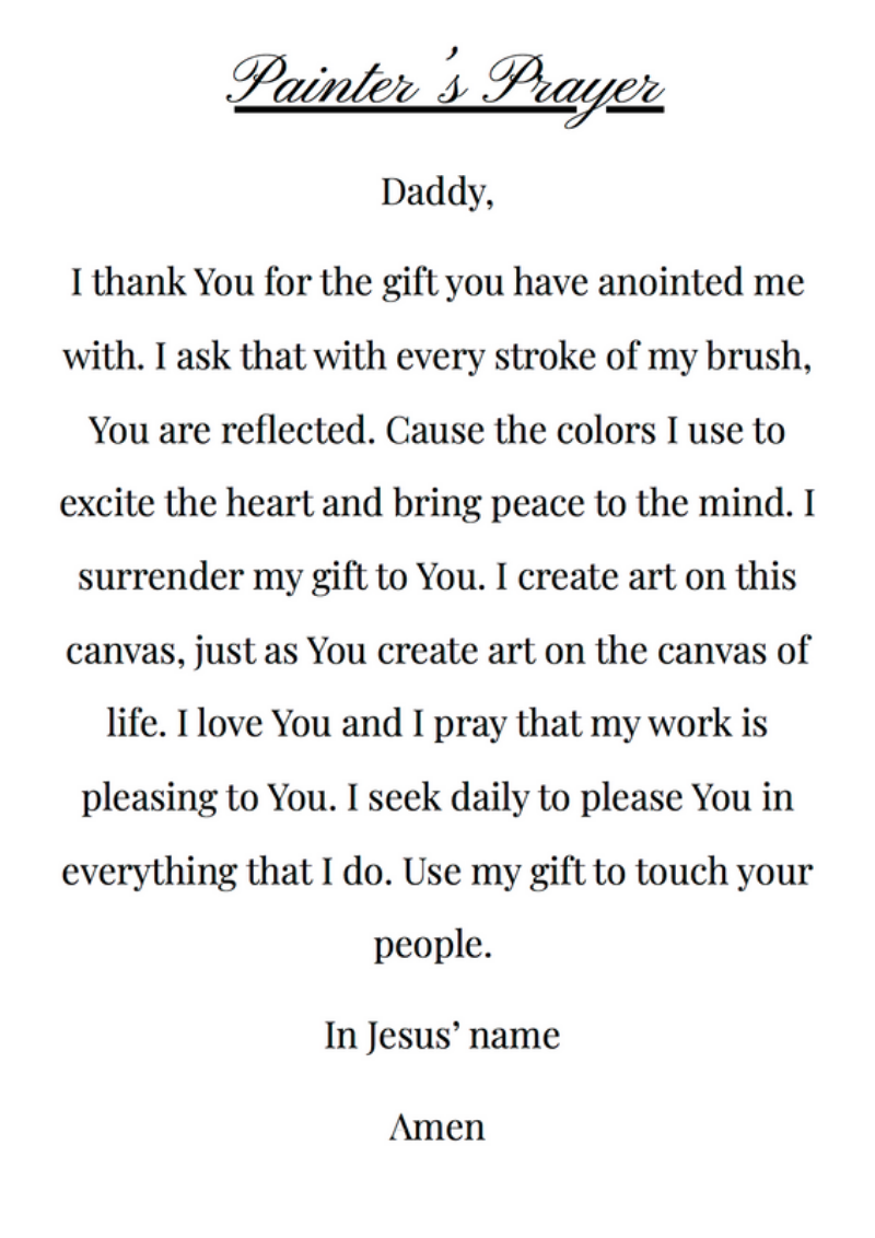 The Painters prayer