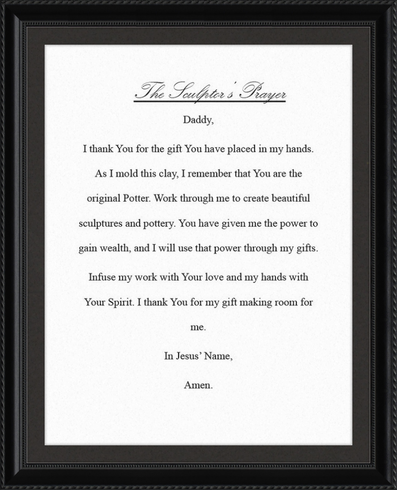 Sculptor's Prayer