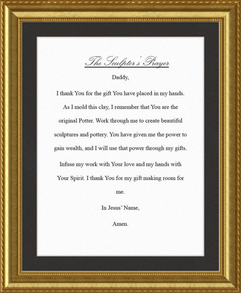Sculptor's Prayer