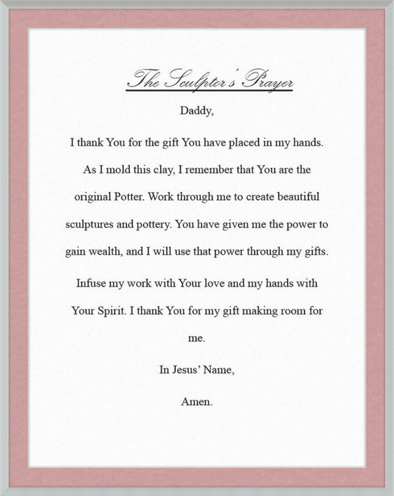 Sculptor's Prayer