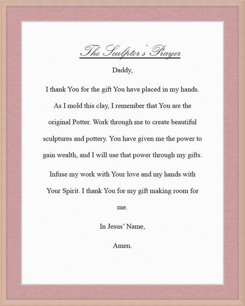 Sculptor's Prayer