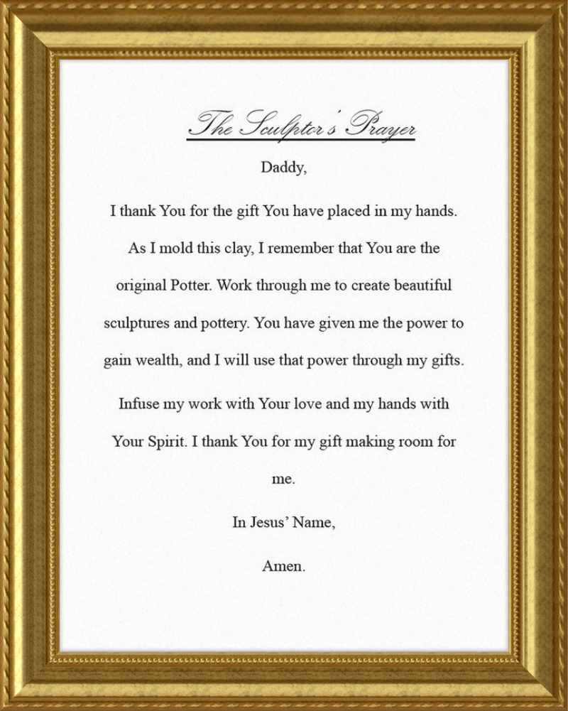 Sculptor's Prayer