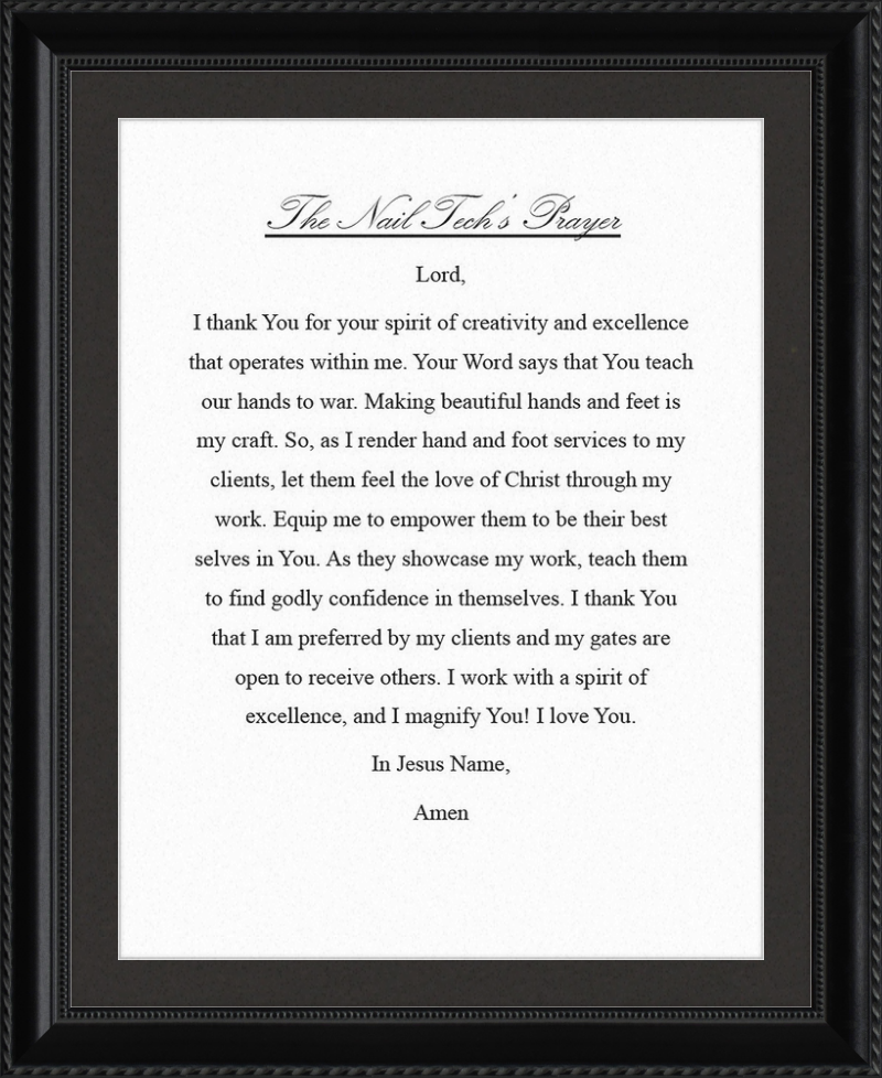 Nail Tech's Prayer
